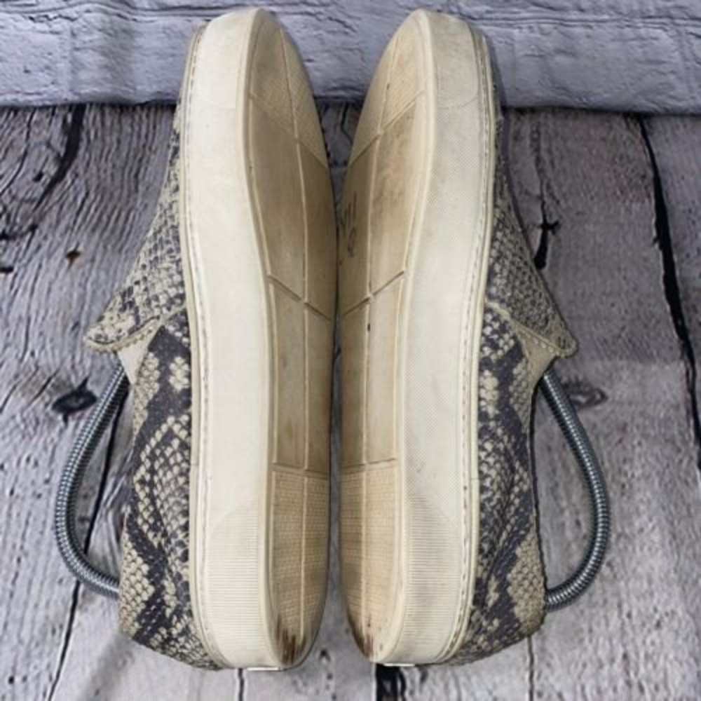 Stuart Weitzman Nuggets Snake Print Slip-Ons Wome… - image 5